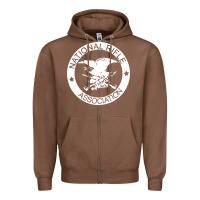 Chestnut national rifle association Zipper Hoodie - artisFamous