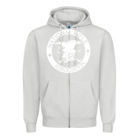 Dove Grey national rifle association Zipper Hoodie - artisFamous