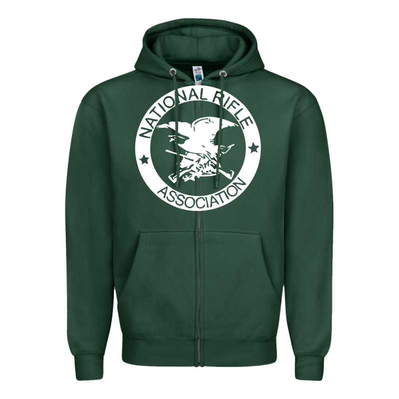 National Rifle Association Zipper Hoodie by artisFamous | Teevron