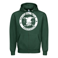 Sports Green national rifle association Zipper Hoodie - artisFamous