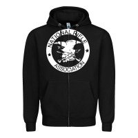 Black national rifle association Zipper Hoodie - artisFamous