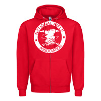 Red national rifle association Zipper Hoodie - artisFamous