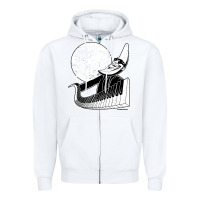 White mac tonight Zipper Hoodie - artisFamous