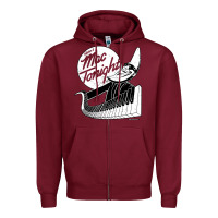 Burgundy mac tonight Zipper Hoodie - artisFamous