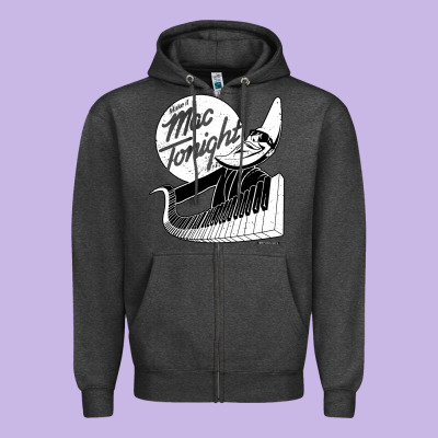 Mac Tonight Zipper Hoodie Designed By Artisfamous