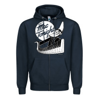 Navy mac tonight Zipper Hoodie - artisFamous