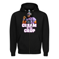 Black macho cream of the crop Zipper Hoodie - artisFamous