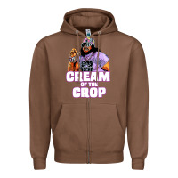 Chestnut macho cream of the crop Zipper Hoodie - artisFamous