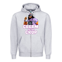 Heather Grey macho cream of the crop Zipper Hoodie - artisFamous
