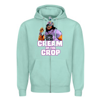 Seafoam macho cream of the crop Zipper Hoodie - artisFamous