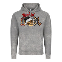 Cloud Rock rockin noel skull Vintage Hoodie - CowhideDigitalArt