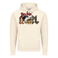 Vintage Arctic rockin noel skull Vintage Hoodie - CowhideDigitalArt