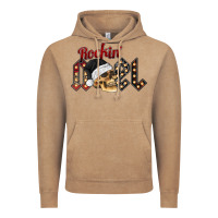Vintage Coffee rockin noel skull Vintage Hoodie - CowhideDigitalArt