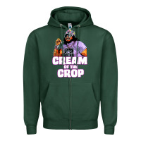 Sports Green macho cream of the crop Zipper Hoodie - artisFamous