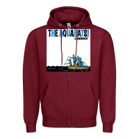 Burgundy the aquabats charge Zipper Hoodie - artisFamous