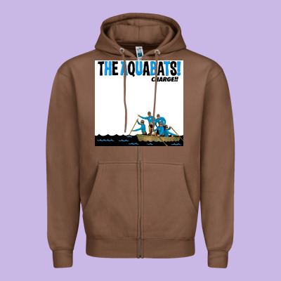 The Aquabats Charge Zipper Hoodie Designed By Artisfamous