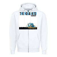 White the aquabats charge Zipper Hoodie - artisFamous