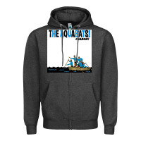 Charcoal Heather the aquabats charge Zipper Hoodie - artisFamous