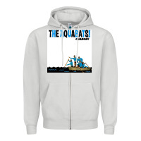 Dove Grey the aquabats charge Zipper Hoodie - artisFamous