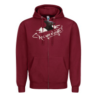 Burgundy Lovejoy Are you alright Zipper Hoodie - artisFamous