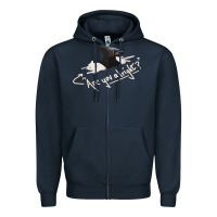 Navy Lovejoy Are you alright Zipper Hoodie - artisFamous