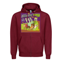 Burgundy the aquabats myths legends Zipper Hoodie - artisFamous