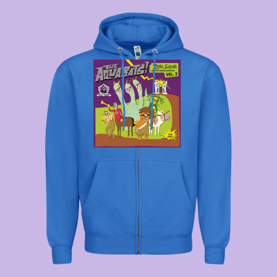 The Aquabats Myths Legends Zipper Hoodie Designed By Artisfamous