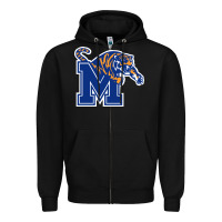 Black the memphis athletic teams tigers Zipper Hoodie - artisFamous