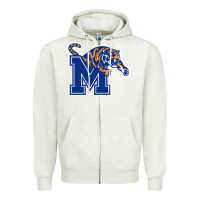 Oatmeal Heather the memphis athletic teams tigers Zipper Hoodie - artisFamous