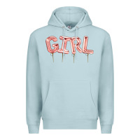 Blue Mist Girl balloon Premium Hoodie - Artiststas
