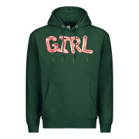 Sports Green Girl balloon Premium Hoodie - Artiststas