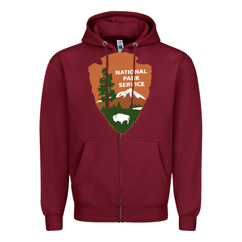 National Park Service Zipper Hoodie by artisFamous | Teevron