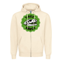 Sandshell t rex ranch Zipper Hoodie - artisFamous