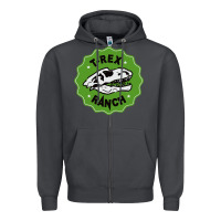 Smoke t rex ranch Zipper Hoodie - artisFamous
