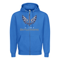 True Royal battle hawks football Zipper Hoodie - artisFamous