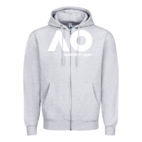 Heather Grey australian open merch Zipper Hoodie - artisFamous