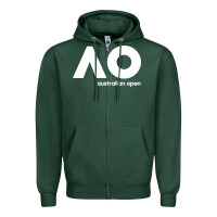 Sports Green australian open merch Zipper Hoodie - artisFamous