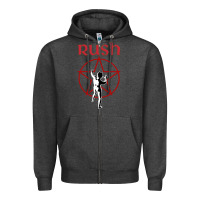 Charcoal Heather starman music rush Zipper Hoodie - artisFamous