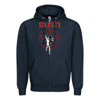 Navy starman music rush Zipper Hoodie - artisFamous