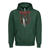Sports Green starman music rush Zipper Hoodie - artisFamous