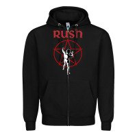 Black starman music rush Zipper Hoodie - artisFamous