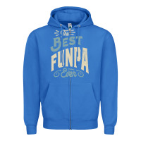 True Royal The Best Funpa Ever - Mens Funny Dad and Grandpa Zipper Hoodie - artisFamous