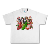 Lunar Rock french bulldog with christmas socks Urban Heavy Tee - FaDigitalArtStudio