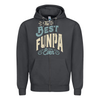 Smoke The Best Funpa Ever - Mens Funny Dad and Grandpa Zipper Hoodie - artisFamous