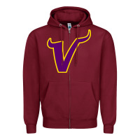 Vikings Style Zipper Hoodie | Teevron