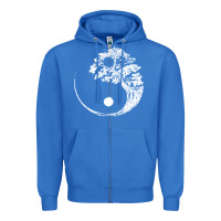 True Royal yin yang bonsai tree Zipper Hoodie - artisFamous