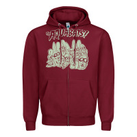Burgundy the aquabats Zipper Hoodie - artisFamous