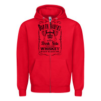 Red quality dark side Zipper Hoodie - artisFamous