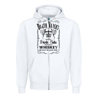 White quality dark side Zipper Hoodie - artisFamous