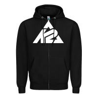 Black k2 ski snowboarding Zipper Hoodie - artisFamous